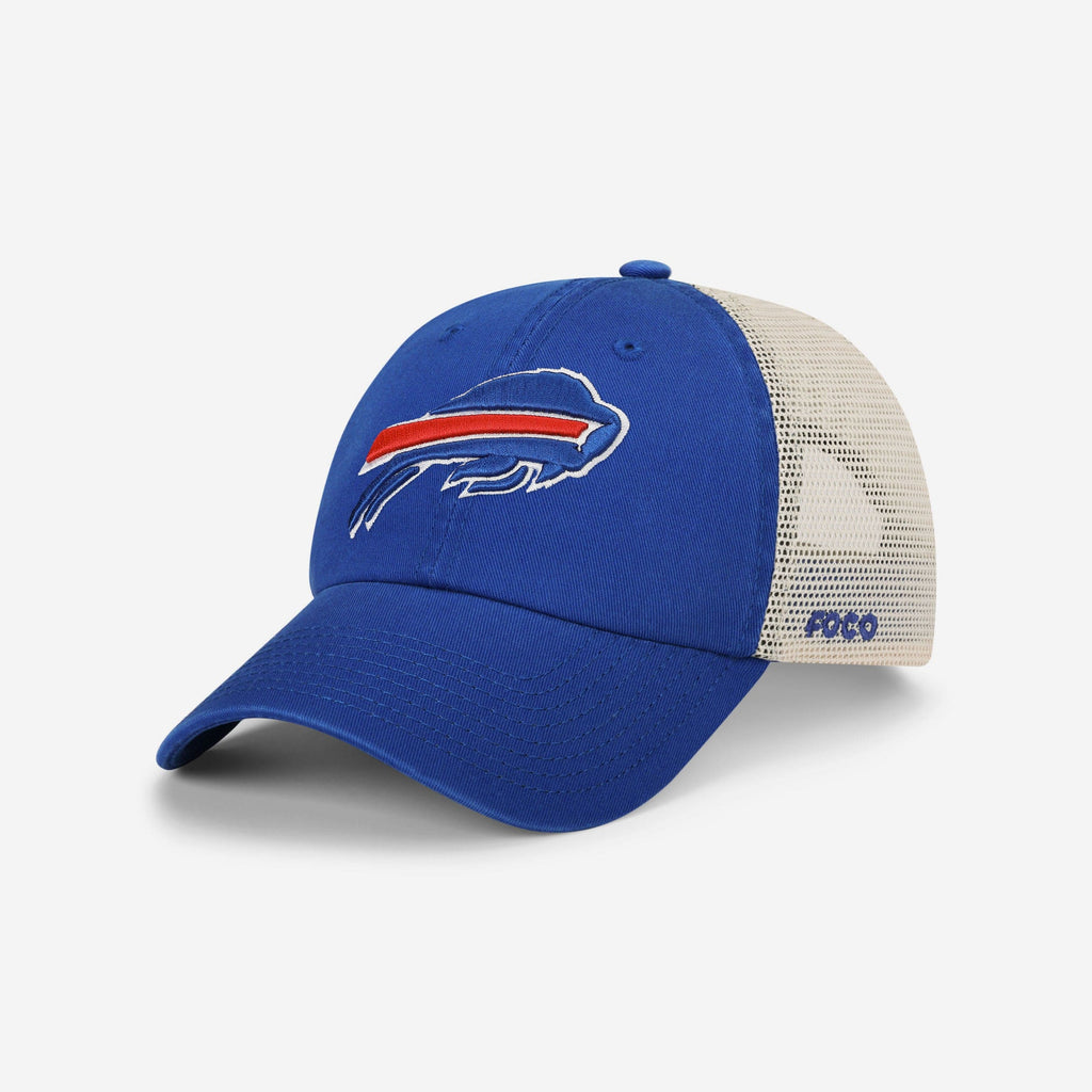 Buffalo Bills Primary Logo Casual Trucker Cap FOCO - FOCO.com