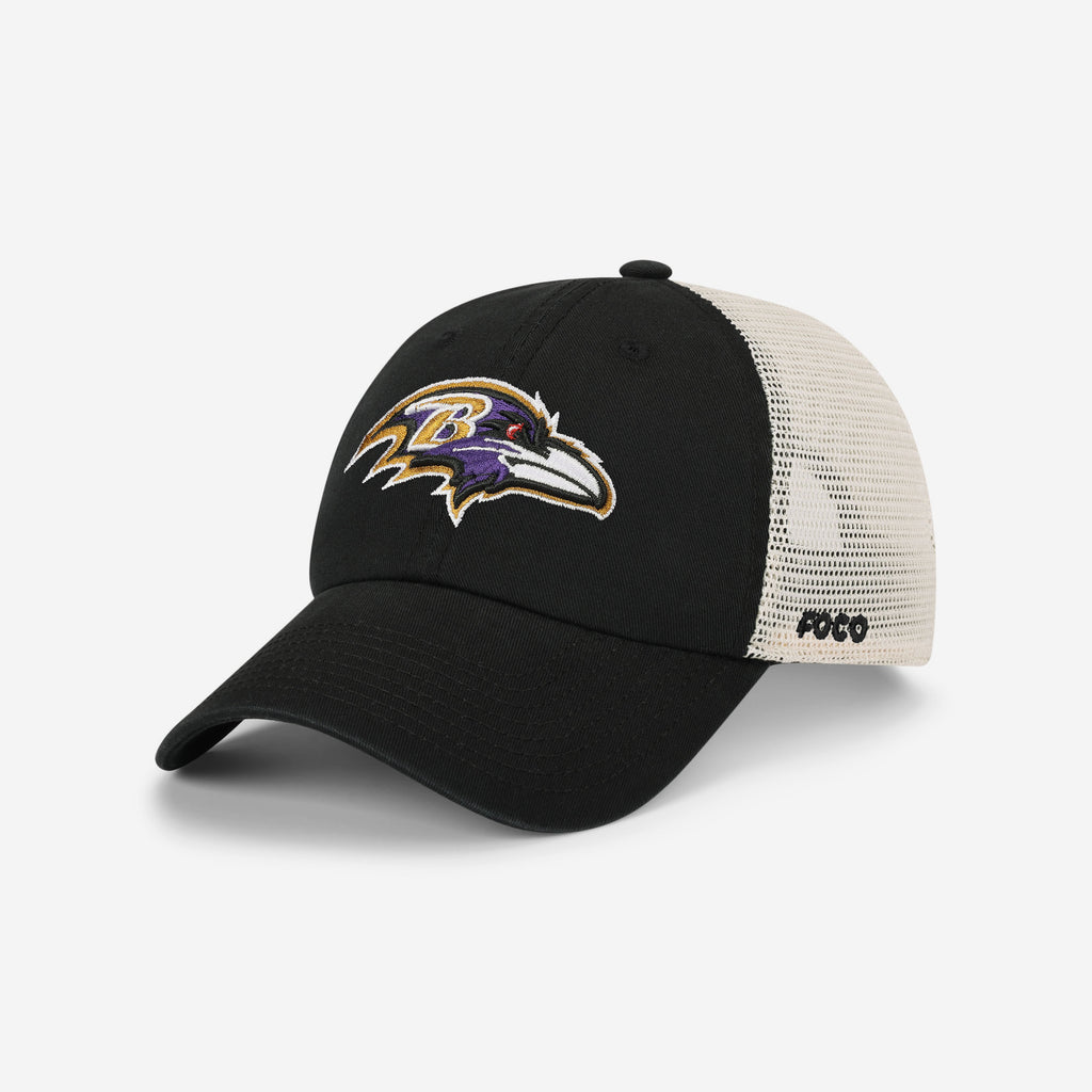 Baltimore Ravens Primary Logo Casual Trucker Cap FOCO - FOCO.com