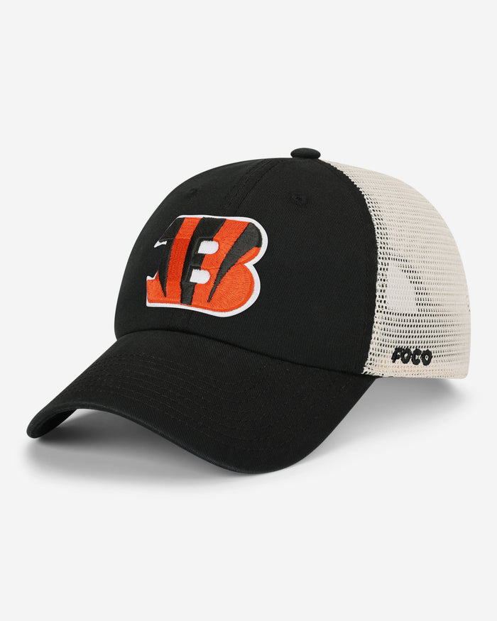 Cincinnati Bengals Primary Logo Casual Trucker Cap FOCO - FOCO.com