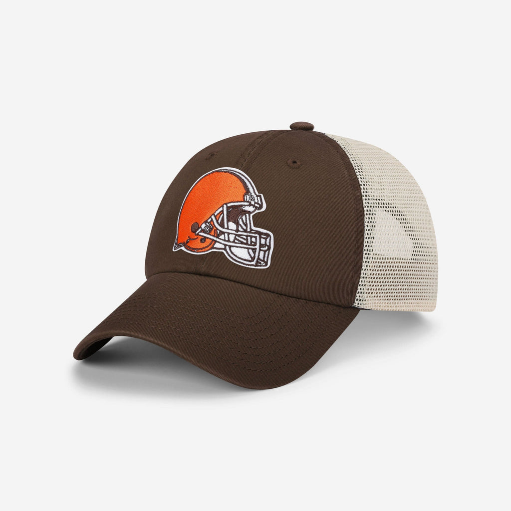 Cleveland Browns Primary Logo Casual Trucker Cap FOCO - FOCO.com