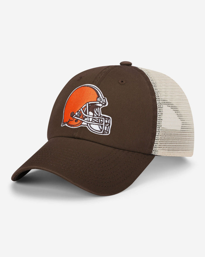 Cleveland Browns Primary Logo Casual Trucker Cap FOCO - FOCO.com