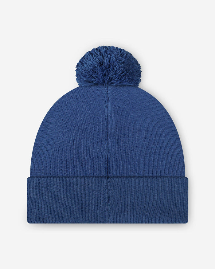 Indianapolis Colts Basic Primary Logo Pom Beanie FOCO - FOCO.com