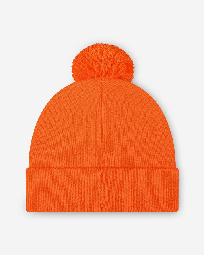 Denver Broncos Basic Primary Logo Pom Beanie FOCO - FOCO.com