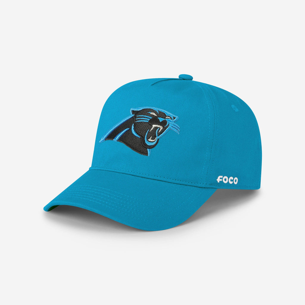 Carolina Panthers Primary Logo Marquee RF Cap FOCO - FOCO.com