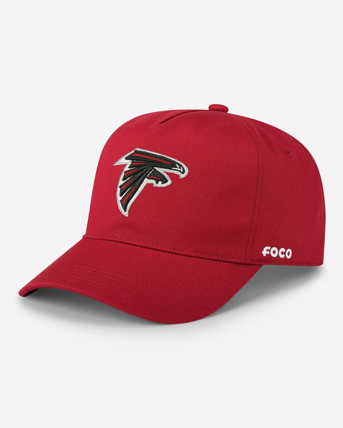 Atlanta Falcons Primary Logo Marquee RF Cap FOCO Dark Red - FOCO.com