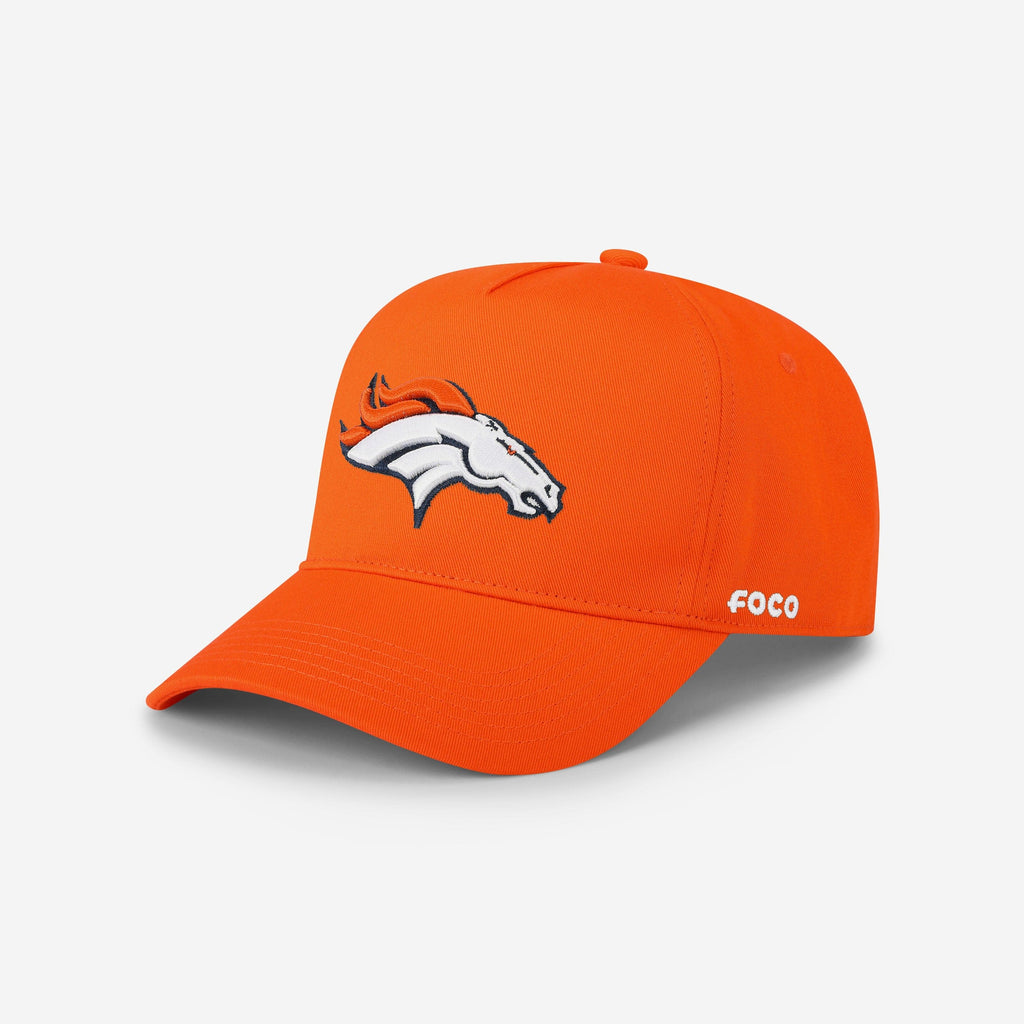 Denver Broncos Primary Logo Marquee RF Cap FOCO Orange - FOCO.com