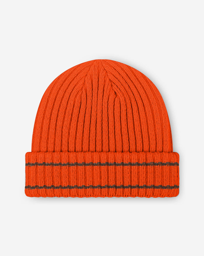 Cleveland Browns Primary Logo Ribbed Beanie FOCO - FOCO.com