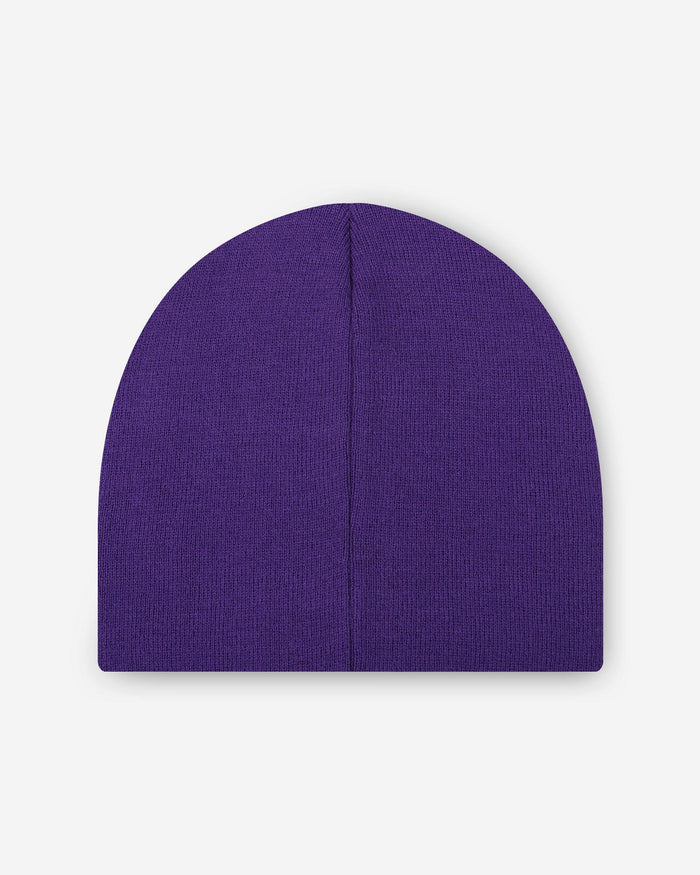 Baltimore Ravens Basic Primary Logo Skull Beanie FOCO - FOCO.com