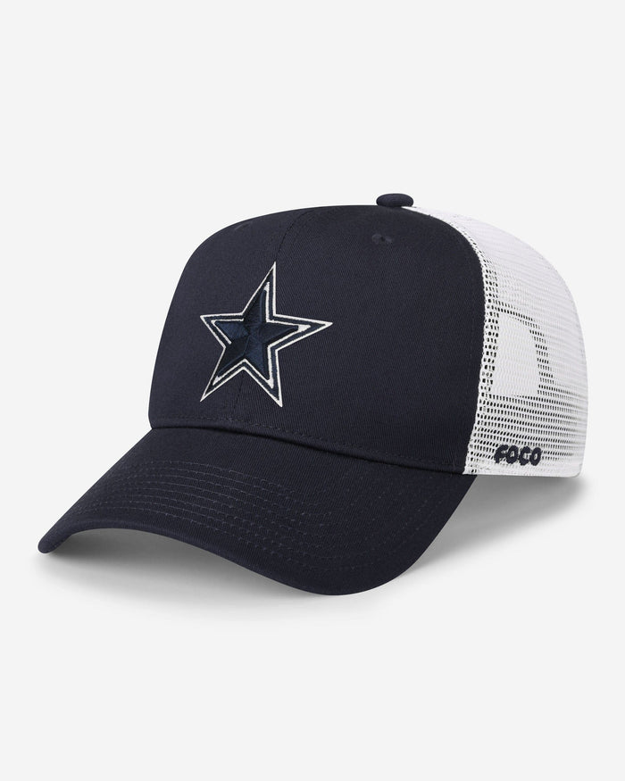 Dallas Cowboys Primary Logo Trucker RF Cap FOCO - FOCO.com