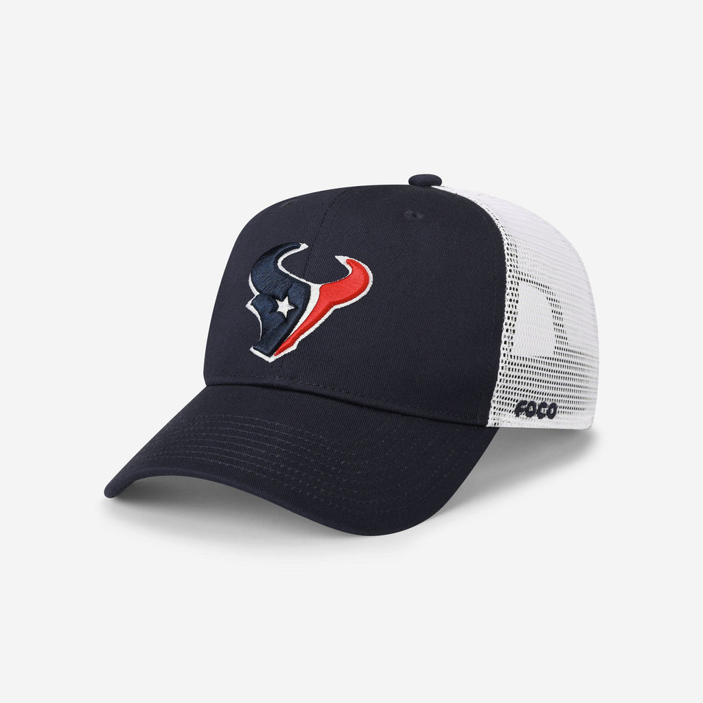 Houston Texans Primary Logo Trucker RF Cap FOCO - FOCO.com