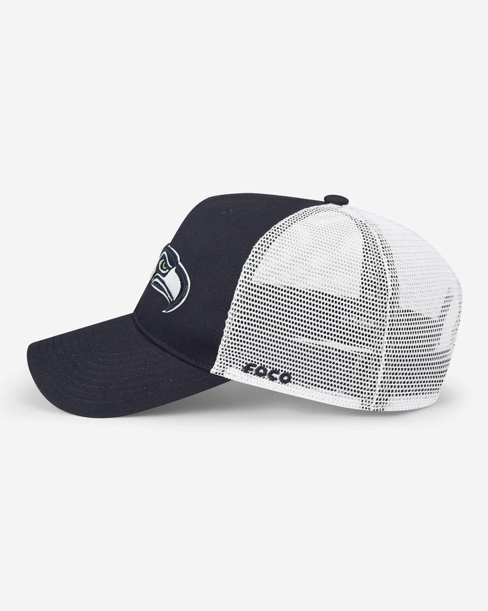 Seattle Seahawks Primary Logo Trucker RF Cap FOCO - FOCO.com