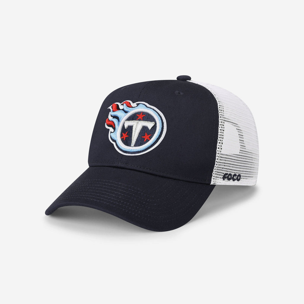 Tennessee Titans Primary Logo Trucker RF Cap FOCO - FOCO.com