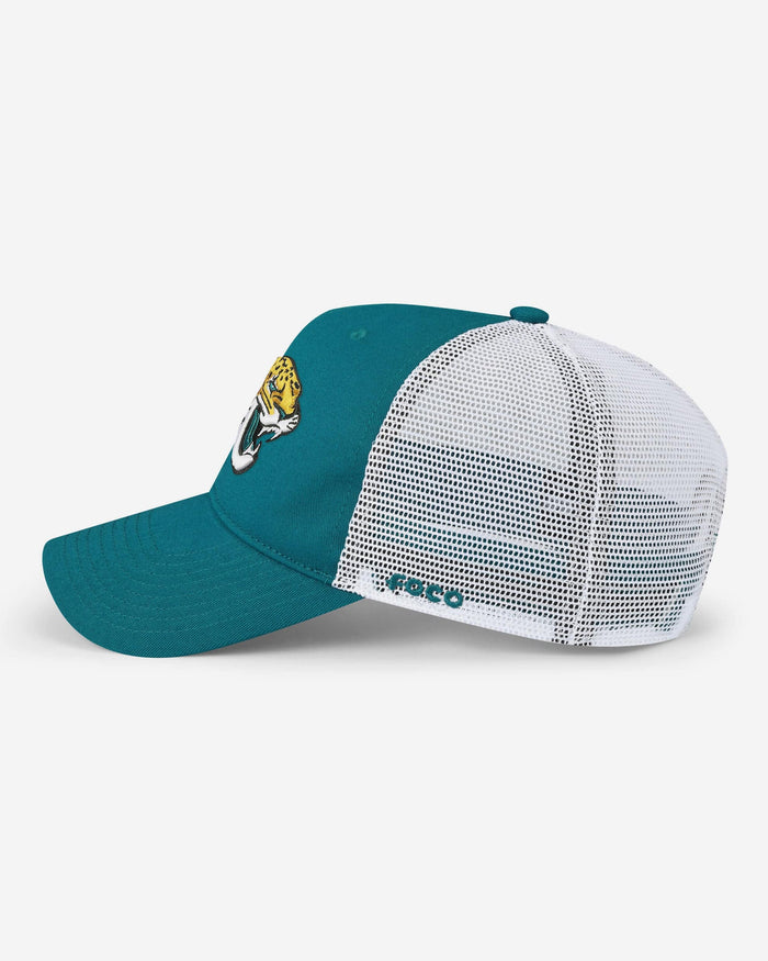 Jacksonville Jaguars Primary Logo Trucker RF Cap FOCO - FOCO.com