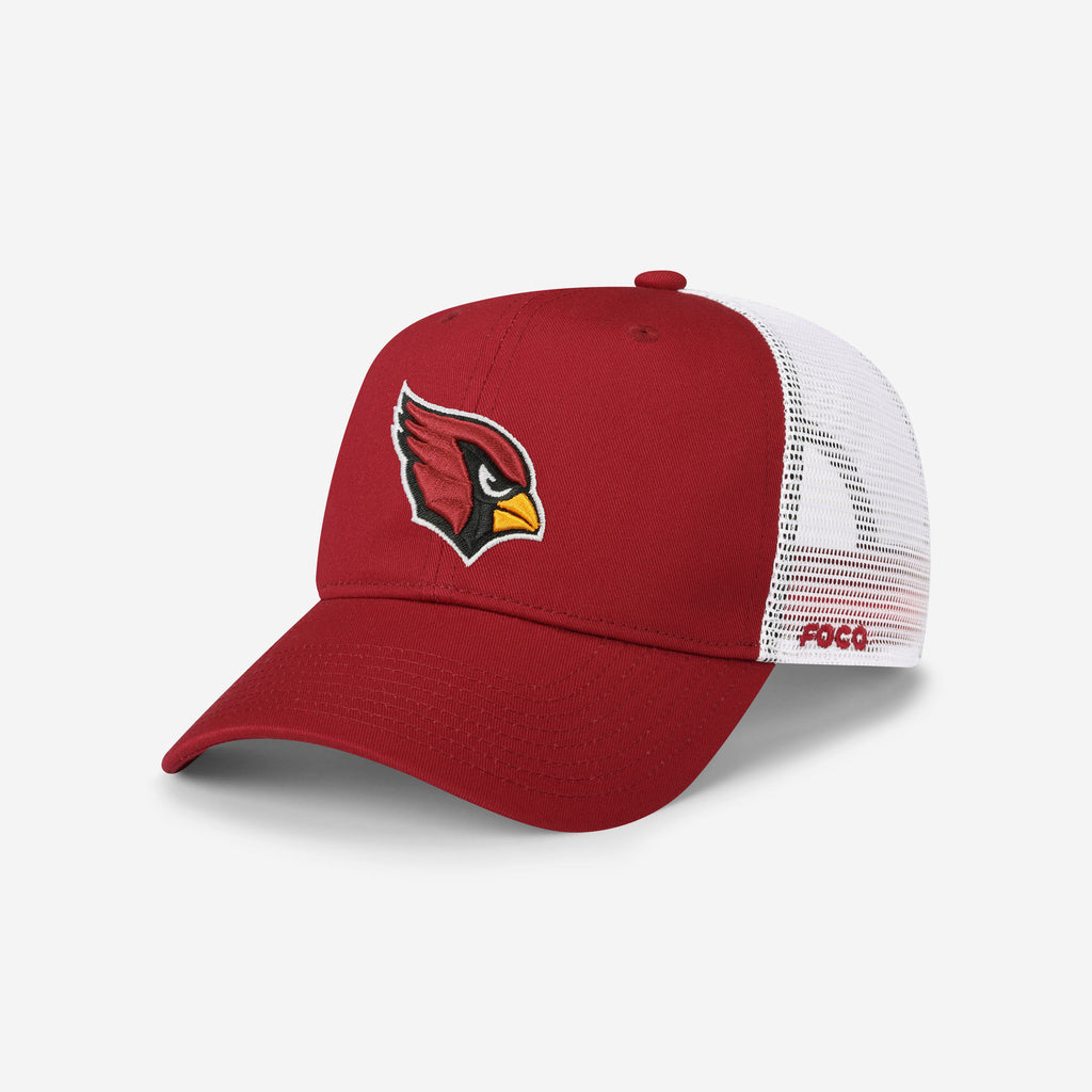 Arizona Cardinals Primary Logo Trucker RF Cap FOCO - FOCO.com