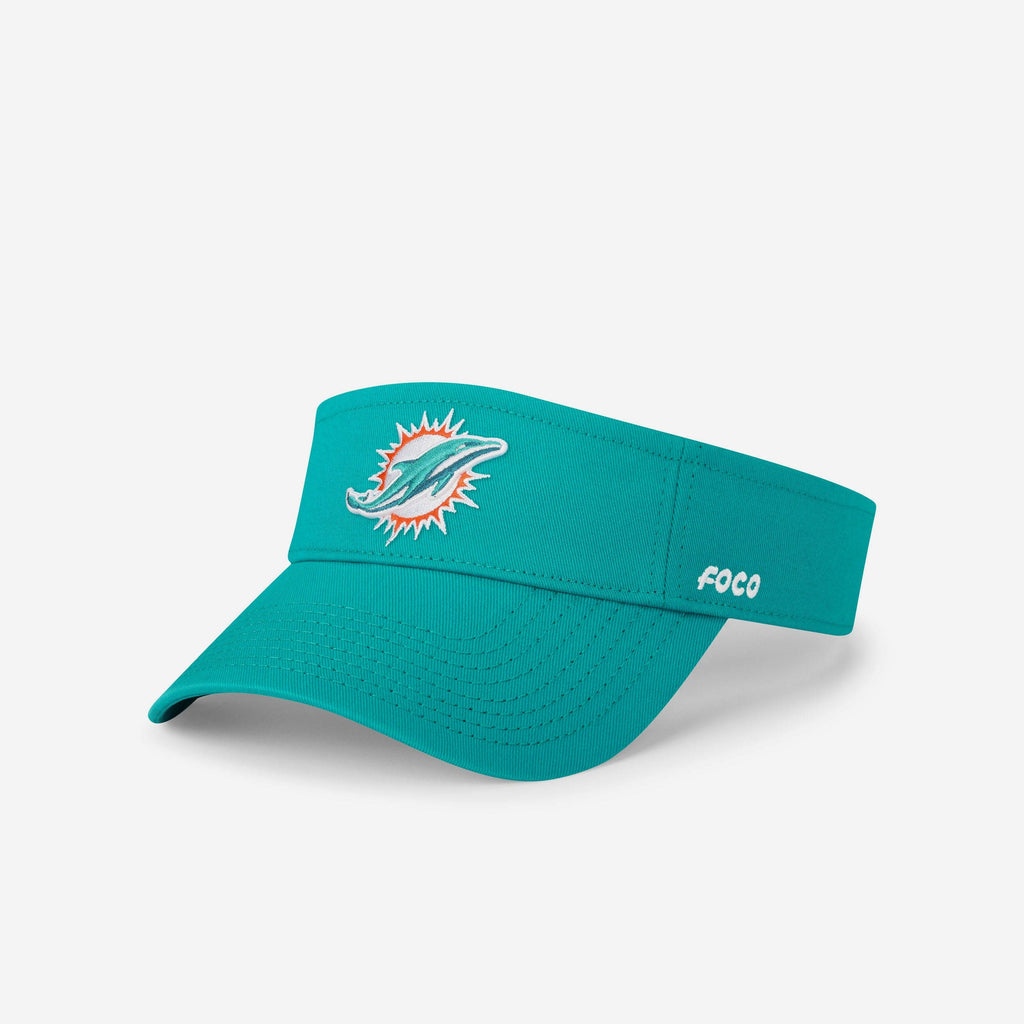 Miami Dolphins Primary Logo Visor FOCO - FOCO.com