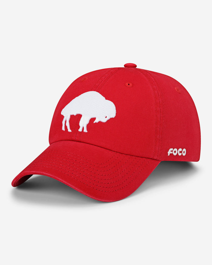 Buffalo Bills Retro Logo Casual Cap FOCO Red - FOCO.com