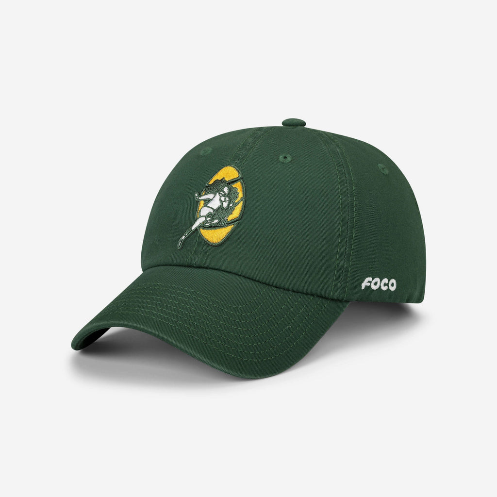 Green Bay Packers Retro Logo Casual Cap FOCO - FOCO.com