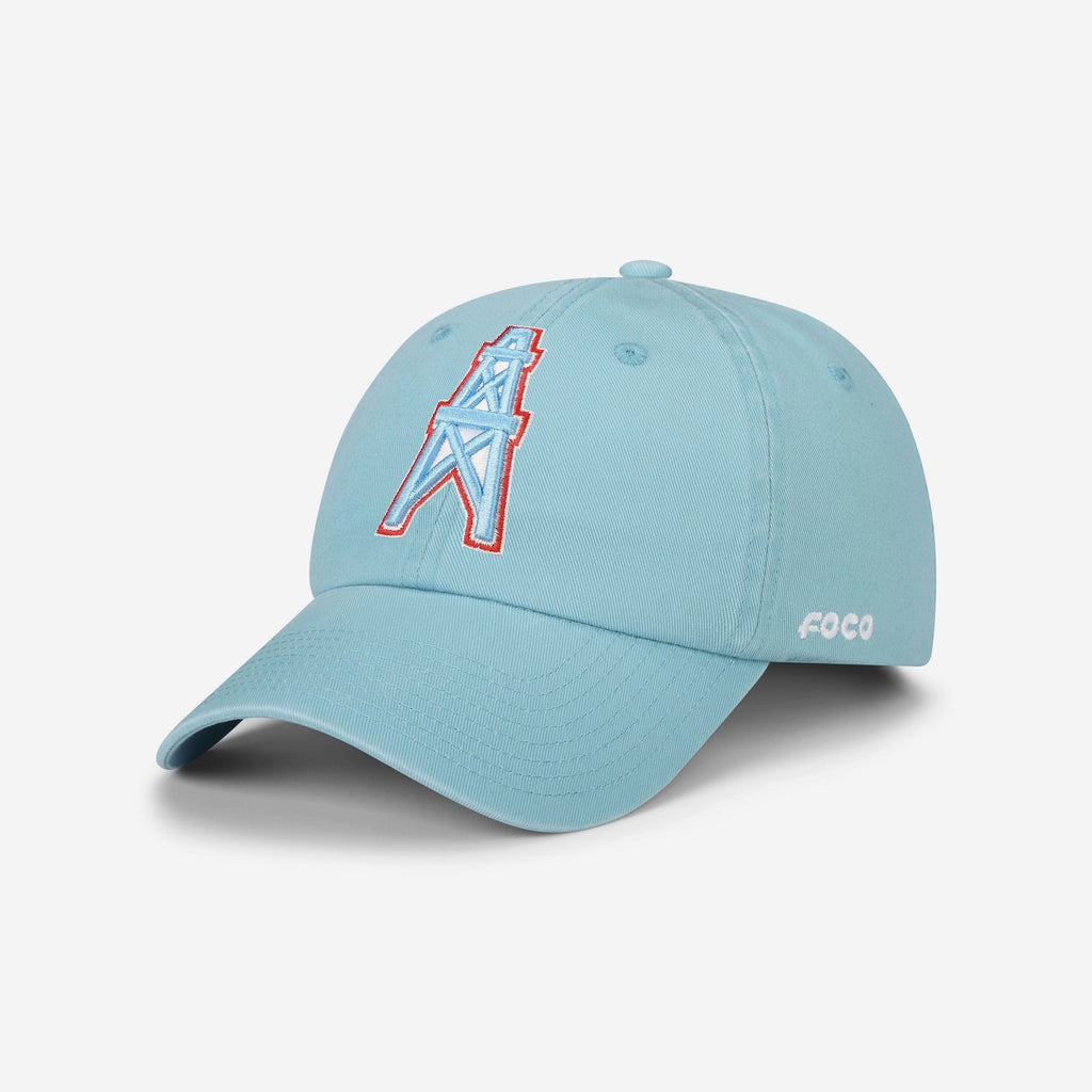 Houston Oilers Retro Logo Casual Cap FOCO - FOCO.com