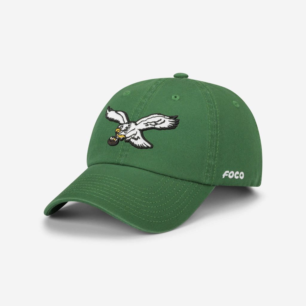 Philadelphia Eagles Retro Logo Casual Cap FOCO - FOCO.com