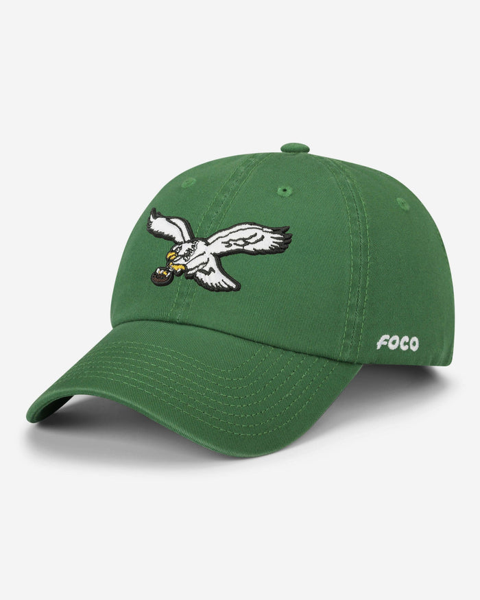 Philadelphia Eagles Retro Logo Casual Cap FOCO - FOCO.com