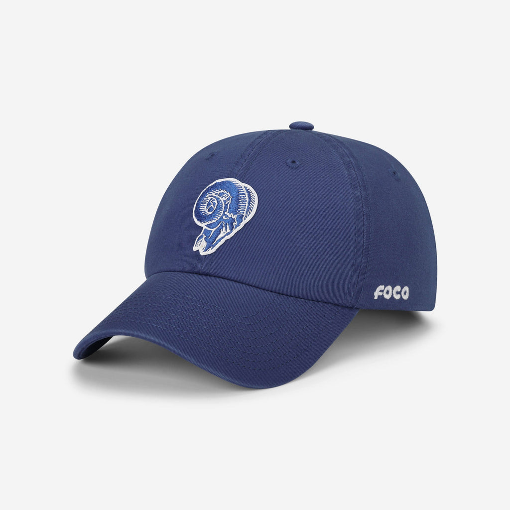 Los Angeles Rams Retro Logo Casual Cap FOCO - FOCO.com