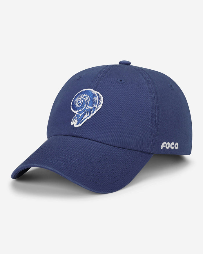 Los Angeles Rams Retro Logo Casual Cap FOCO - FOCO.com