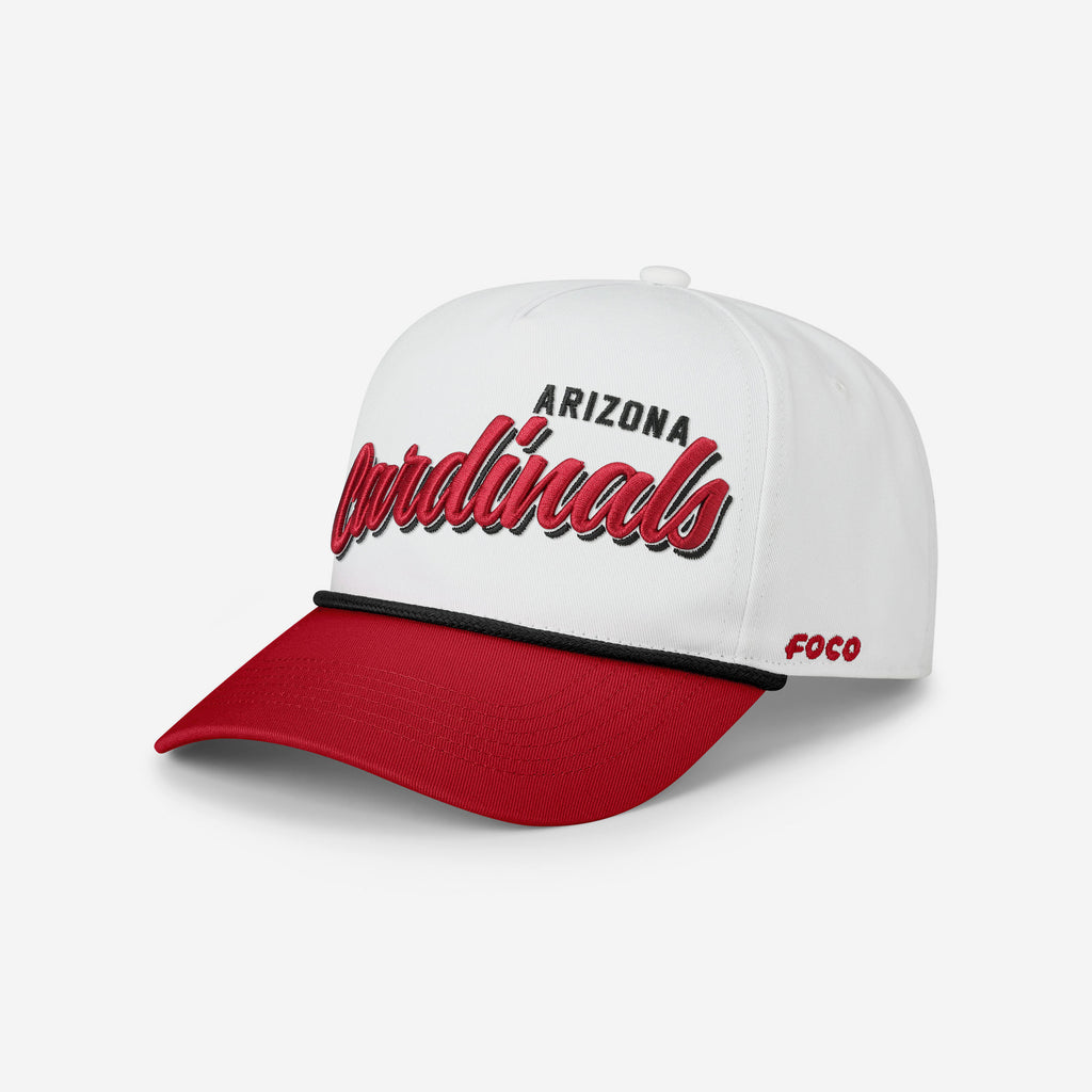 Arizona Cardinals Monty Script Marquee RF Cap FOCO - FOCO.com