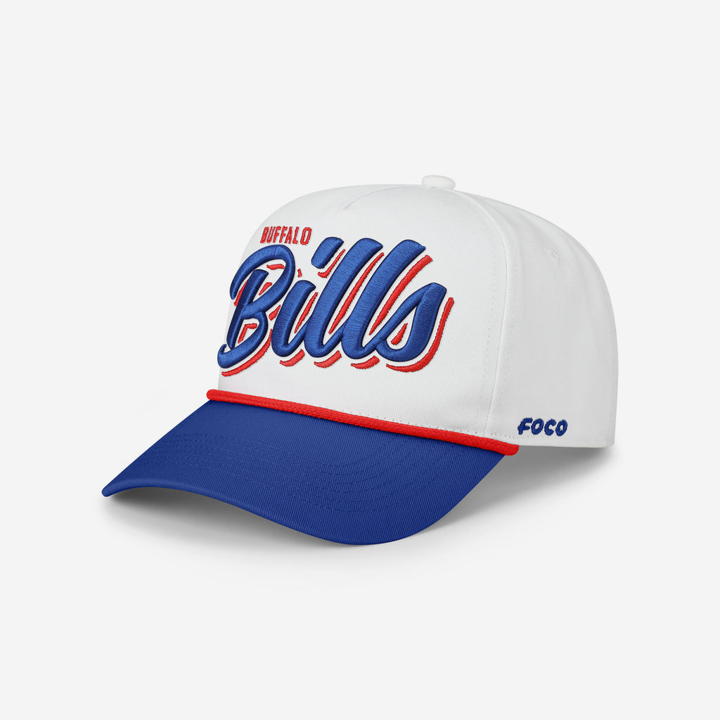 Buffalo Bills Monty Script Marquee RF Cap FOCO - FOCO.com