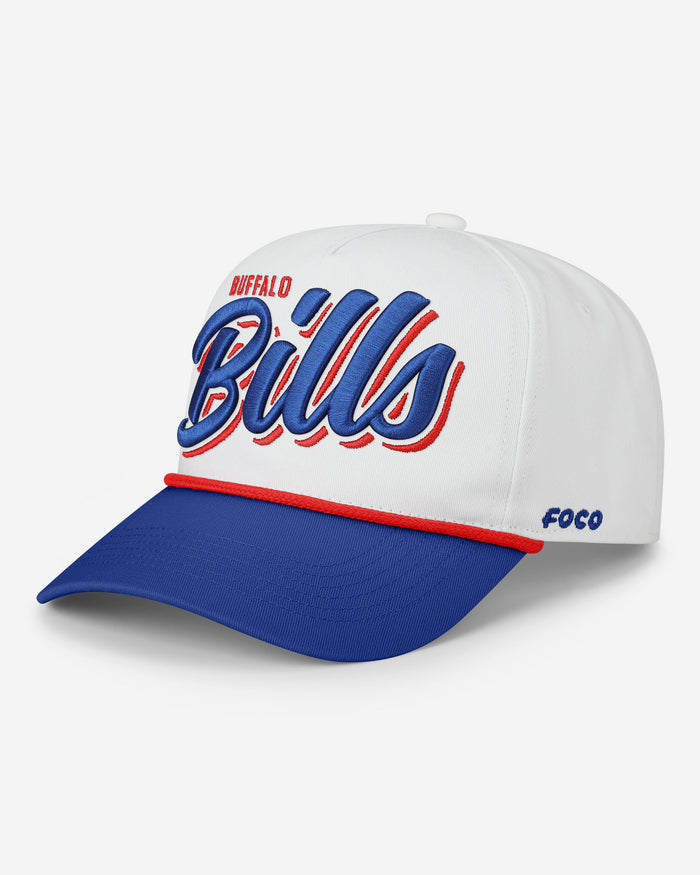 Buffalo Bills Monty Script Marquee RF Cap FOCO - FOCO.com