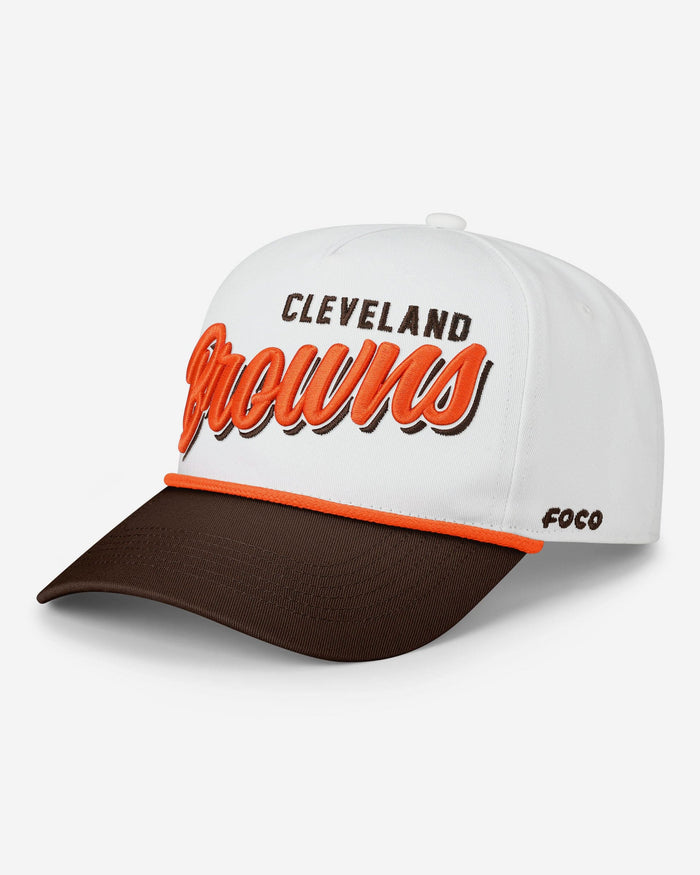 Cleveland Browns Monty Script Marquee RF Cap FOCO - FOCO.com