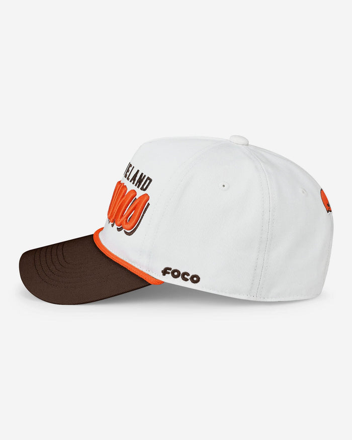 Cleveland Browns Monty Script Marquee RF Cap FOCO - FOCO.com