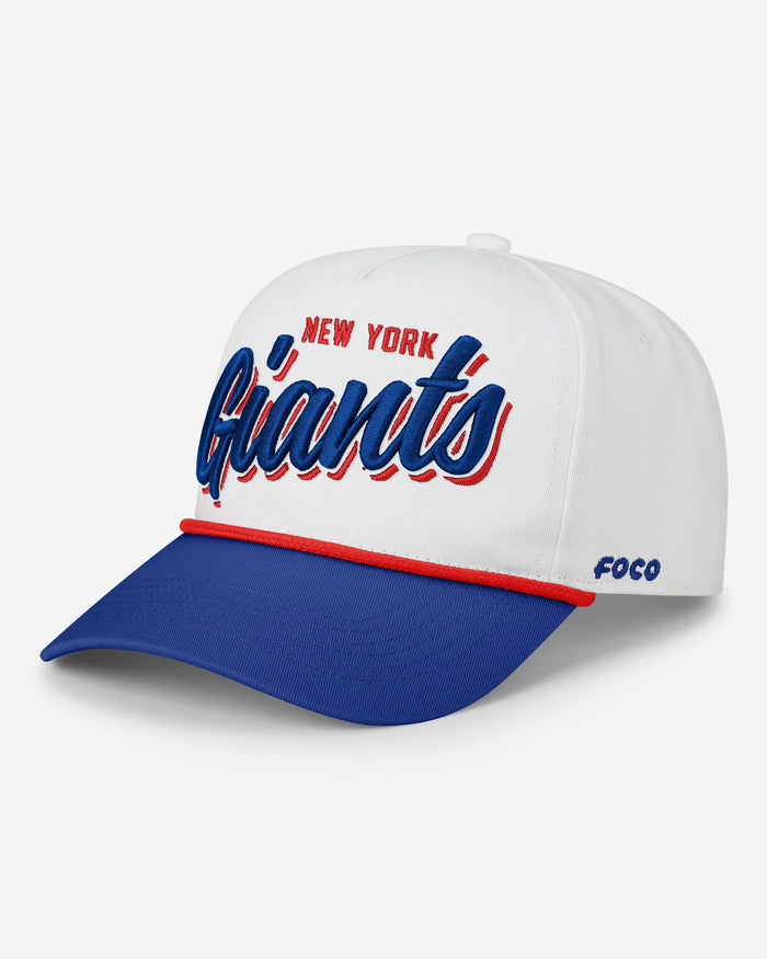 New York Giants Monty Script Marquee RF Cap FOCO - FOCO.com