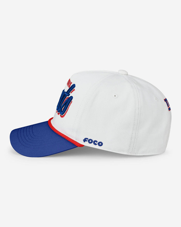 New York Giants Monty Script Marquee RF Cap FOCO - FOCO.com