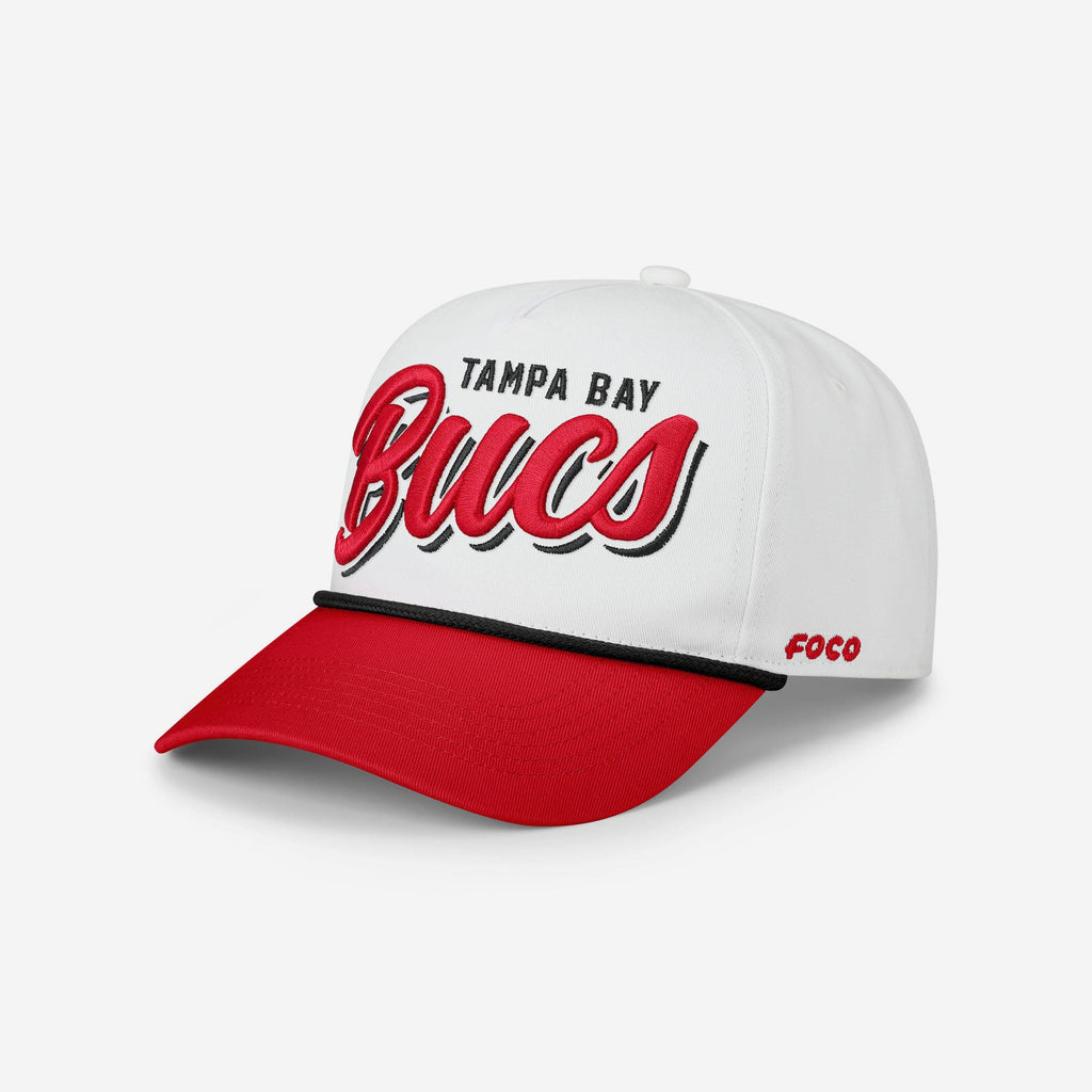 Tampa Bay Buccaneers Monty Script Marquee RF Cap FOCO - FOCO.com