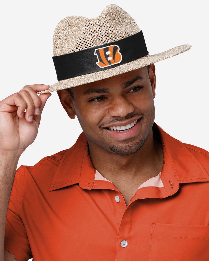 Cincinnati Bengals Band Straw Hat FOCO - FOCO.com