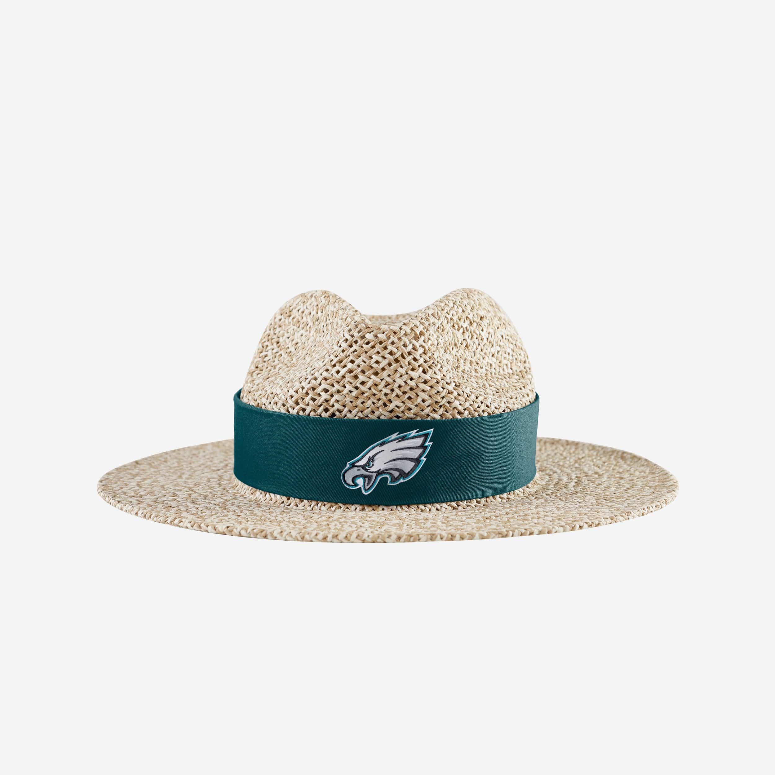 Philadelphia Eagles Straw Cowboy Hat - Natural