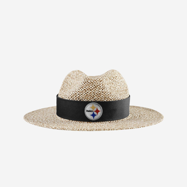 NWT Steelers NFL FOCO sun Hat w/ Pittsburg fabric