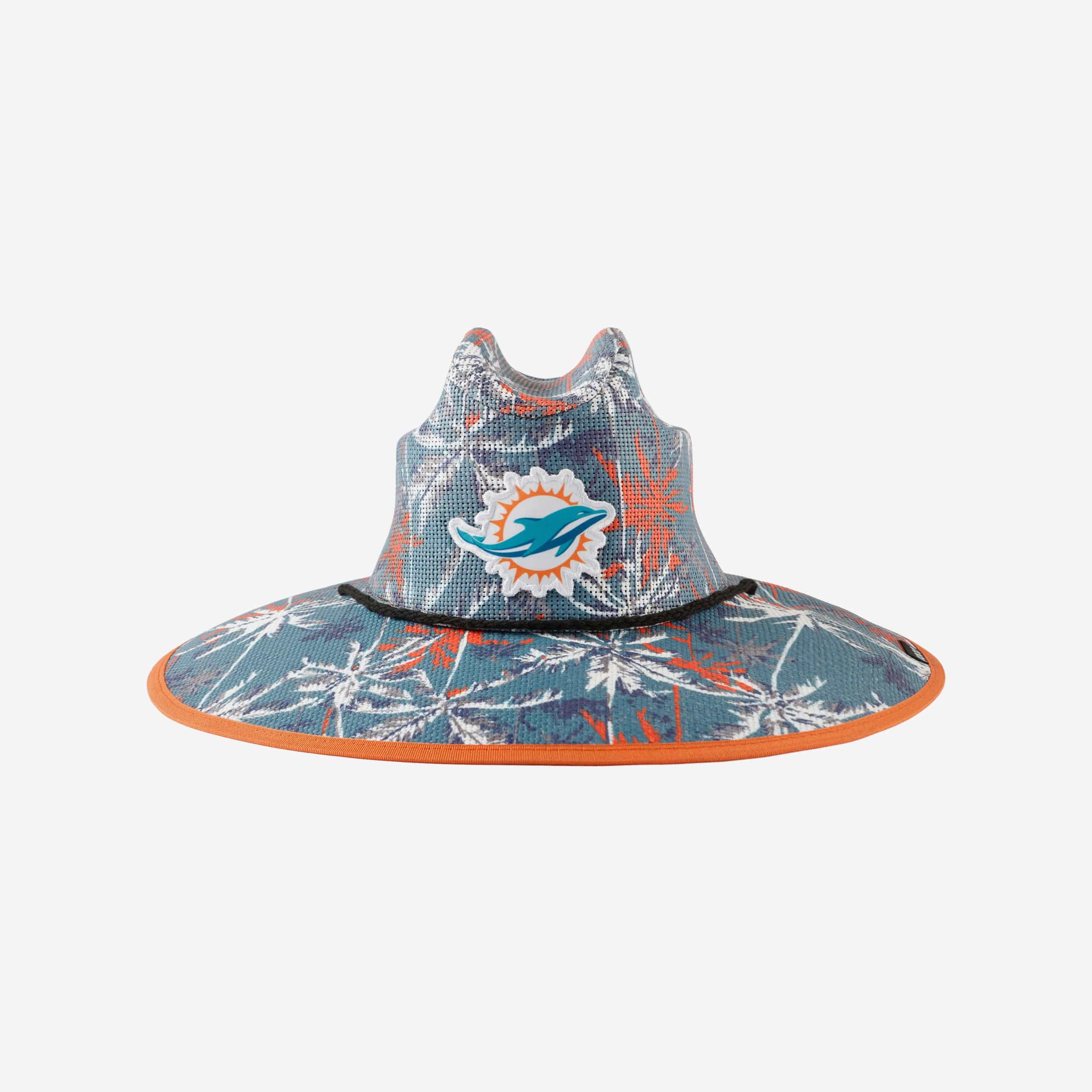 Foco Miami Dolphins Nfl Team Color Straw Hat