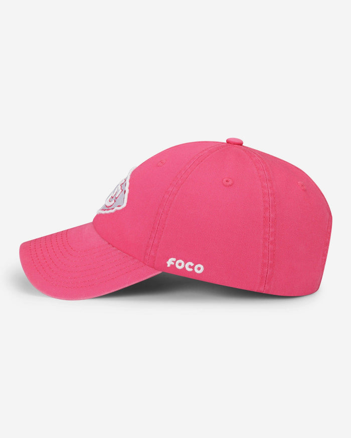 Kansas City Chiefs Magenta & White Casual Cap FOCO - FOCO.com