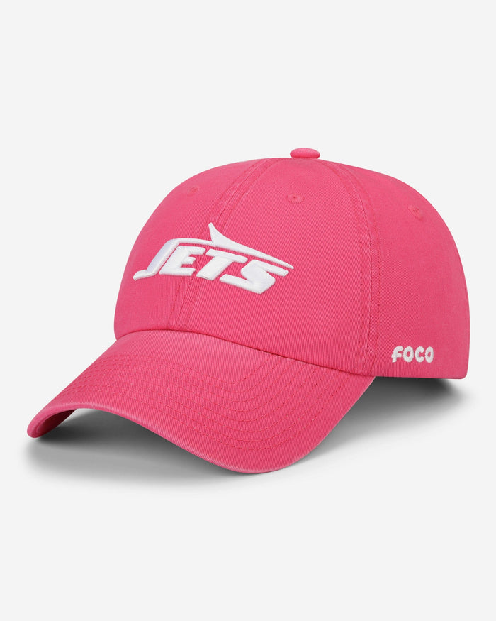 New York Jets Magenta & White Casual Cap FOCO - FOCO.com