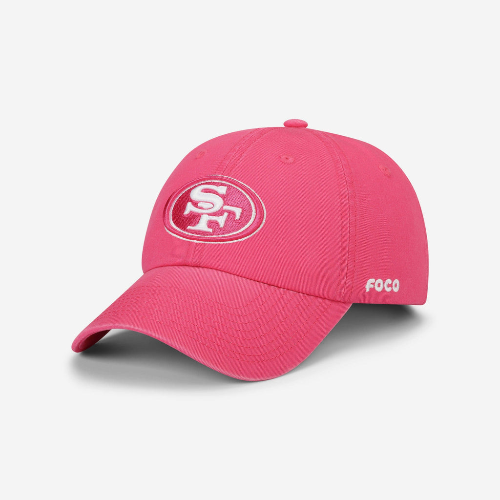 San Francisco 49ers Magenta & White Casual Cap FOCO - FOCO.com