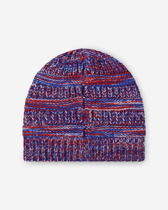 Buffalo Bills Womens Color Wave Ponytail Beanie FOCO - FOCO.com