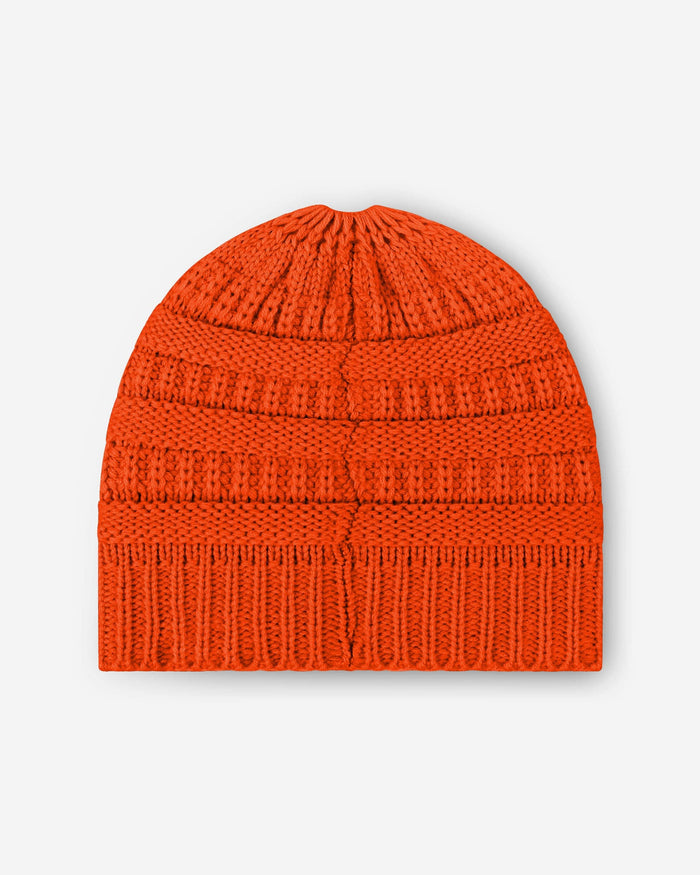 Cleveland Browns Womens Solid Ponytail Beanie FOCO - FOCO.com