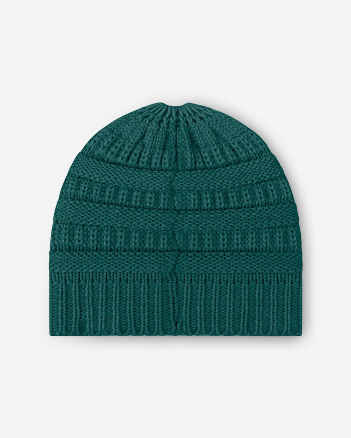 Philadelphia Eagles Womens Solid Ponytail Beanie FOCO - FOCO.com