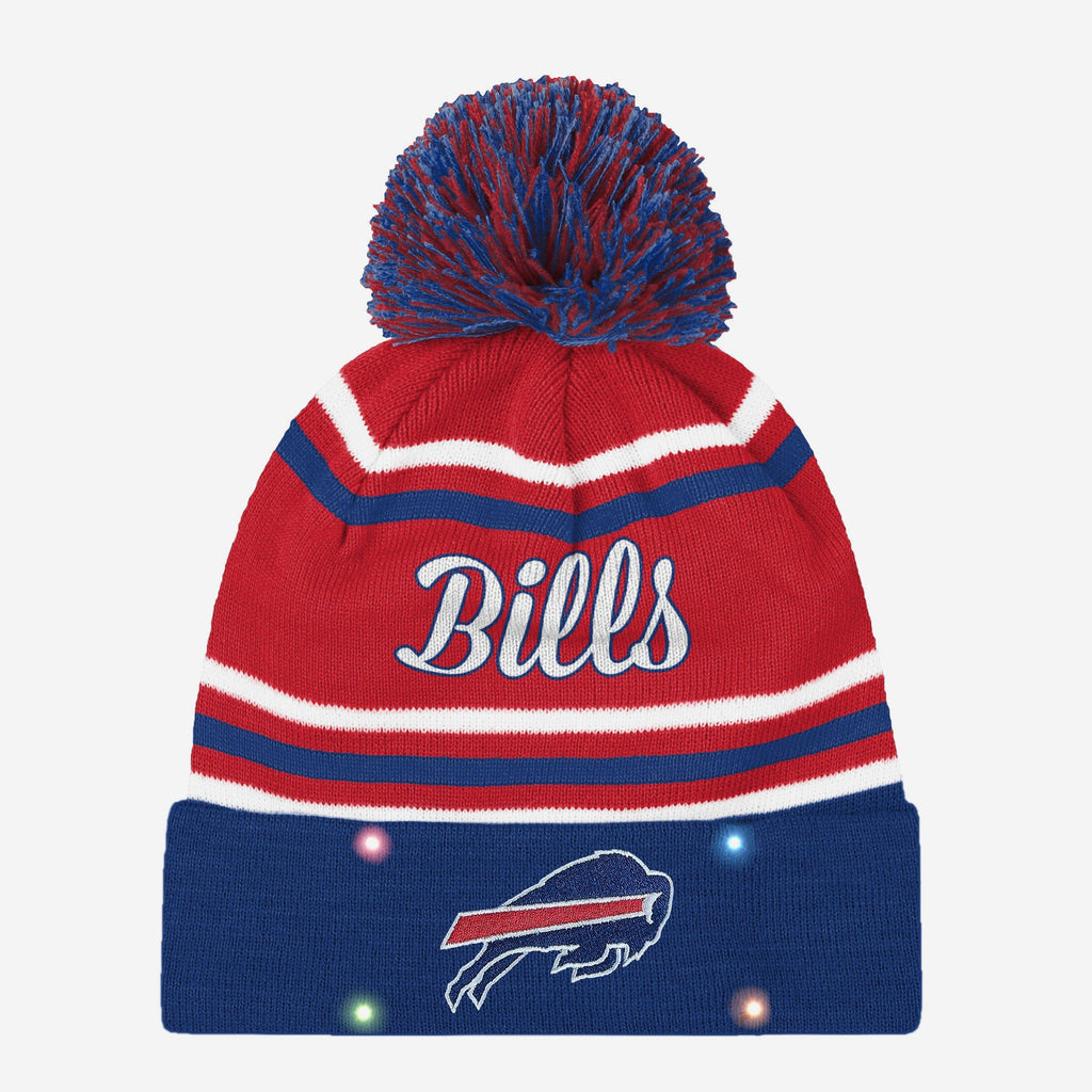 Buffalo Bills Womens Wordmark Script Light Up Beanie FOCO