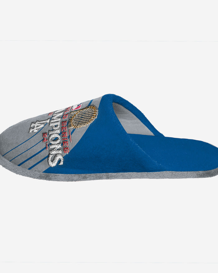 Los Angeles Dodgers 2024 World Series Champions Big Logo Slipper FOCO S - FOCO.com