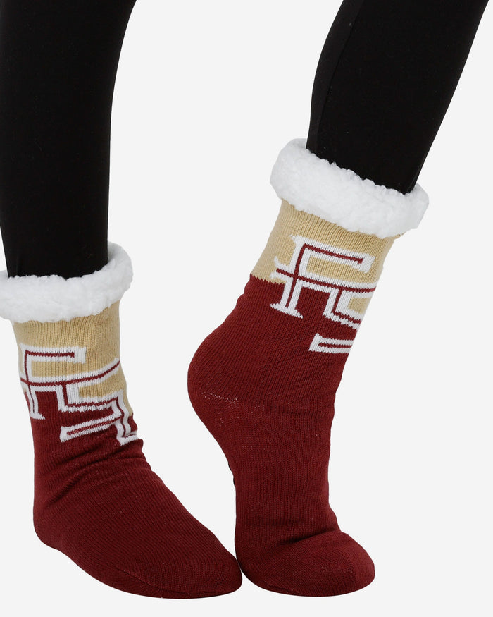 Florida State Seminoles Womens Fan Footy 3 Pack Slipper Socks FOCO - FOCO.com