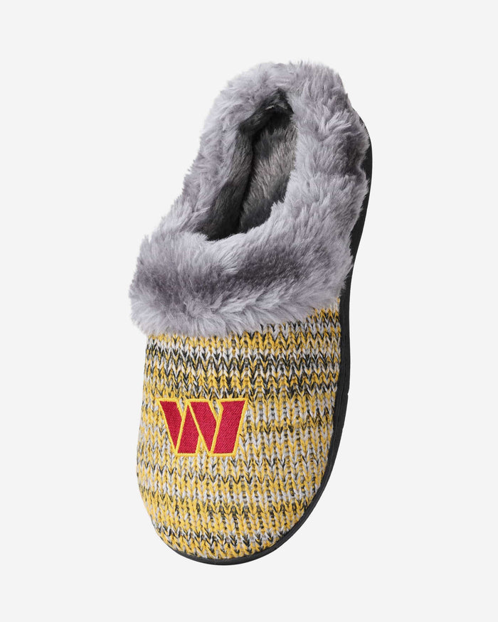 Washington Commanders Womens Peak Slide Slipper FOCO - FOCO.com