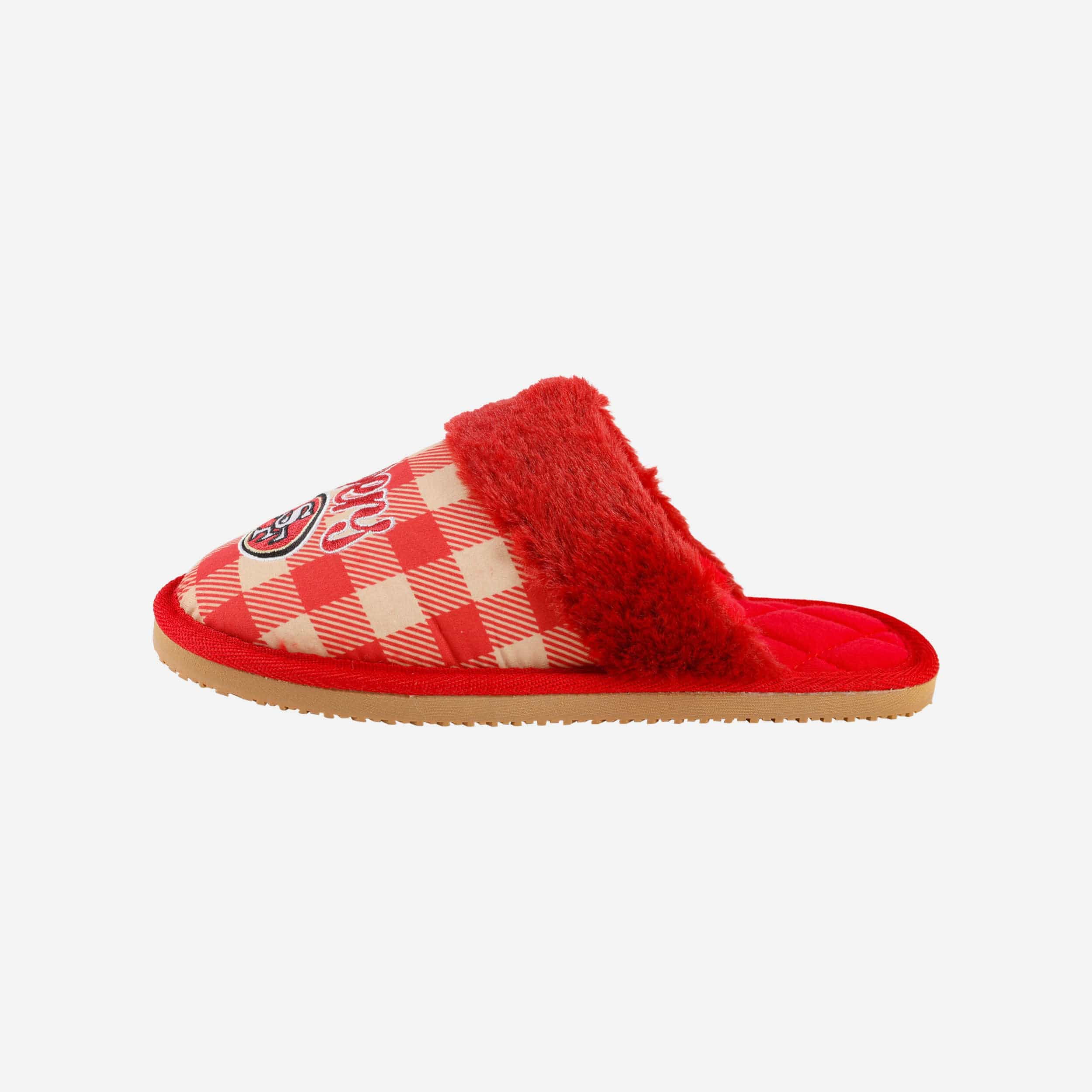 Womens on sale plaid slippers