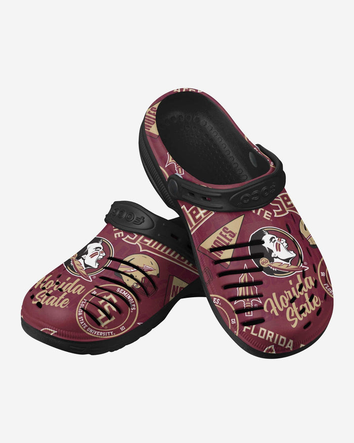 Florida State Seminoles Historic Print Clog With Strap FOCO - FOCO.com